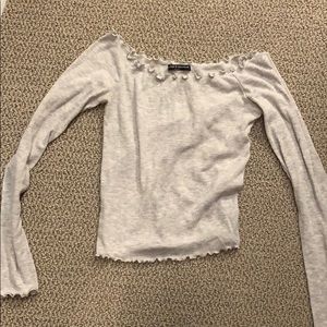 Brandy Melville Grey Top